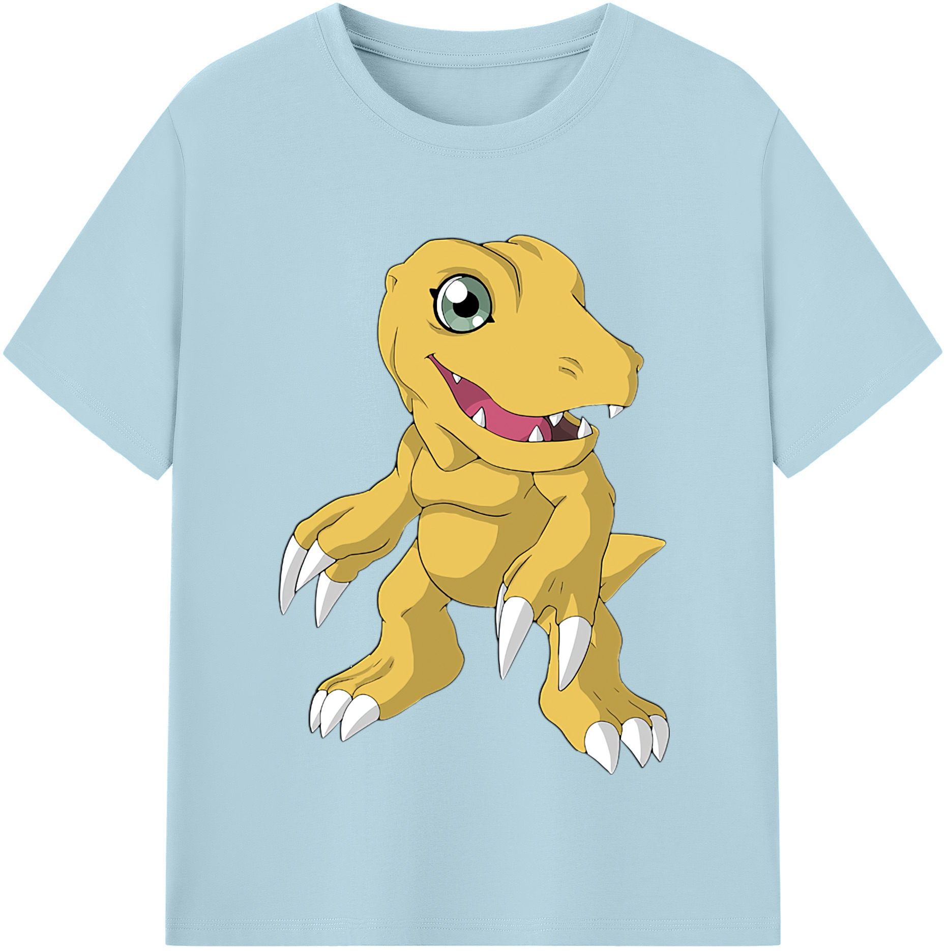 （画像用） Digimon デジタルモンスター/デジモン 綿100％半袖Tシャツ（フロントプリント）